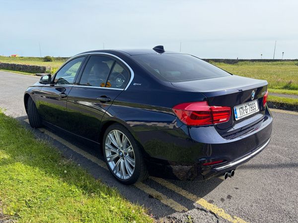 BMW 3-Series Saloon, Petrol Plug-in Hybrid, 2017, Blue