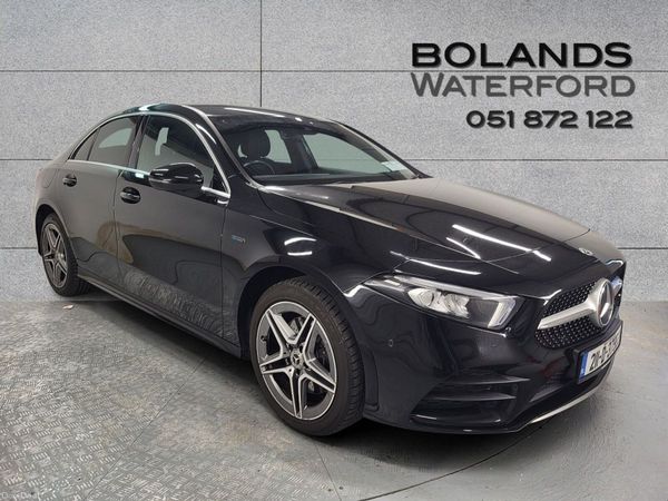 Mercedes-Benz A-Class Saloon, Petrol Plug-in Hybrid, 2021, Black