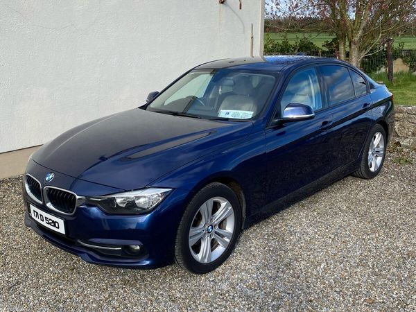 BMW 3-Series Saloon, Diesel, 2017, Blue