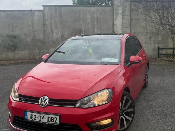 Volkswagen Golf Hatchback, Diesel, 2016, Red