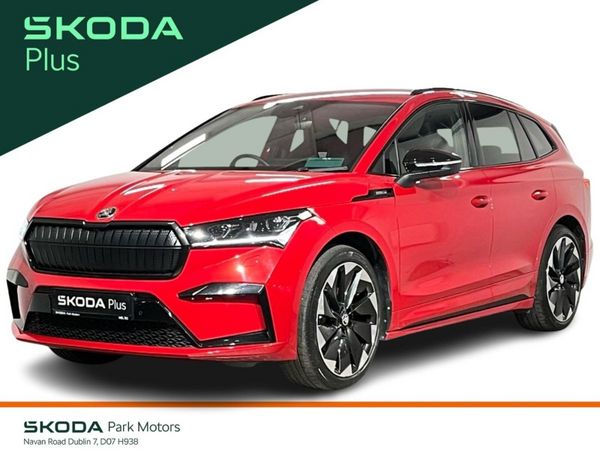 Skoda Enyaq Estate, Electric, 2023, Red