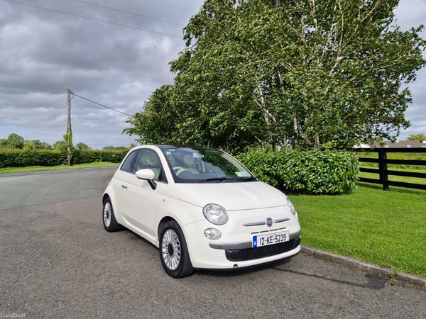 Fiat 500 Hatchback, Petrol, 2012, White