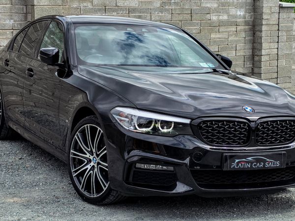 BMW 5-Series Saloon, Petrol Plug-in Hybrid, 2019, Black