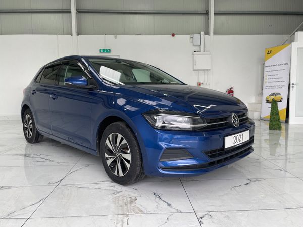 Volkswagen Polo Hatchback, Petrol, 2021, Blue