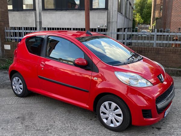 Peugeot 107 Hatchback, Petrol, 2009, Red
