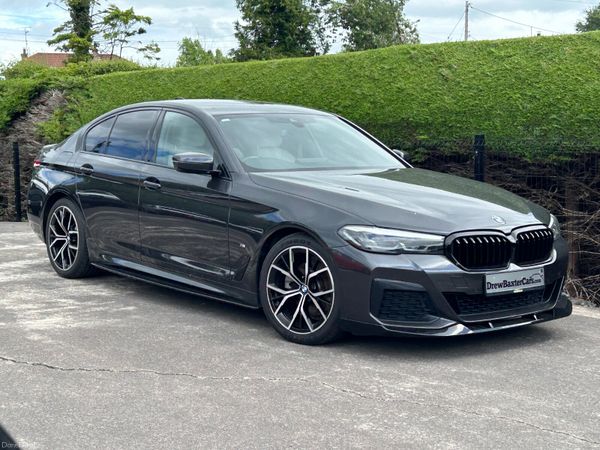 BMW 5-Series Saloon, Diesel Hybrid, 2021, Grey