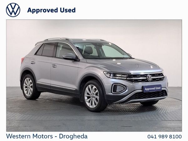 Volkswagen T-Roc SUV, Petrol, 2023, Silver