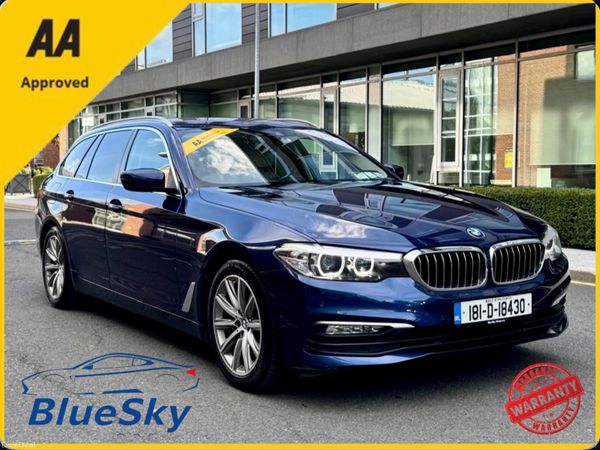 BMW 5-Series Estate, Diesel, 2018, Blue