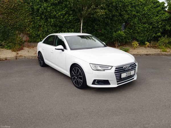 Audi A4 Saloon, Petrol, 2018, White