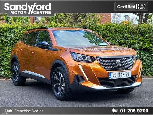 Peugeot 2008 SUV, Petrol, 2023, Orange