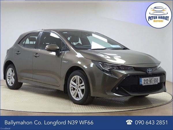 Toyota Corolla Hatchback, Petrol Hybrid, 2021, Green