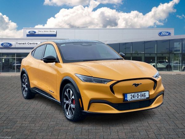 Ford Mustang Mach-E Hatchback, Electric, 2024, Orange