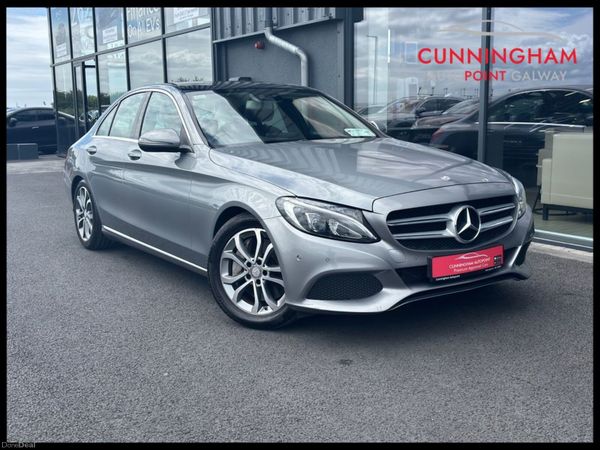 Mercedes-Benz C-Class Saloon, Petrol Plug-in Hybrid, 2016, Silver