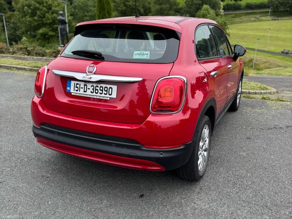 Fiat 500X SUV, Petrol, 2015, Red