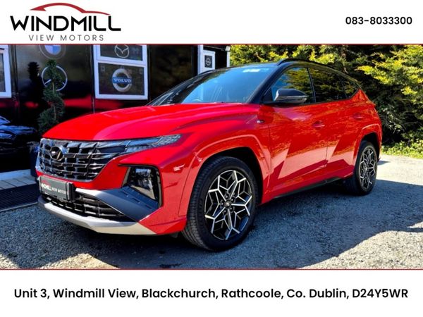 Hyundai Tucson SUV, Petrol Plug-in Hybrid, 2023, Red
