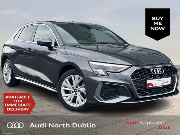 Audi A3 Hatchback, Petrol Plug-in Hybrid, 2021, Grey