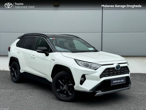 Toyota RAV4 SUV, Petrol Hybrid, 2019, White