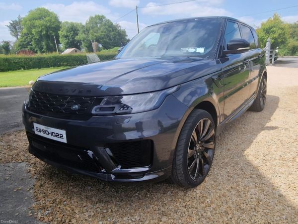 Land Rover Range Rover Sport SUV, Petrol Plug-in Hybrid, 2021, Black
