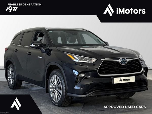 Toyota Highlander SUV, Petrol Hybrid, 2021, Black