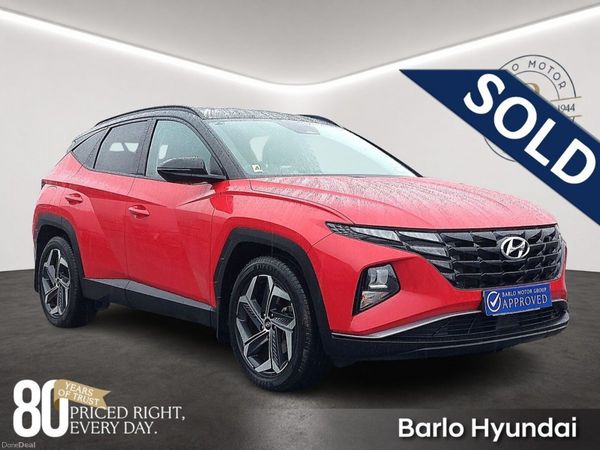 Hyundai Tucson SUV, Petrol Plug-in Hybrid, 2022, Red