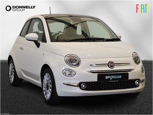 Fiat 500 Hatchback, Petrol, 2023, White