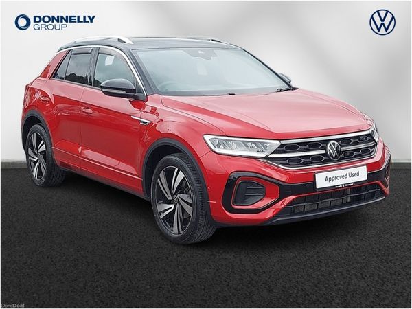 Volkswagen T-Roc Hatchback, Petrol, 2022, Red
