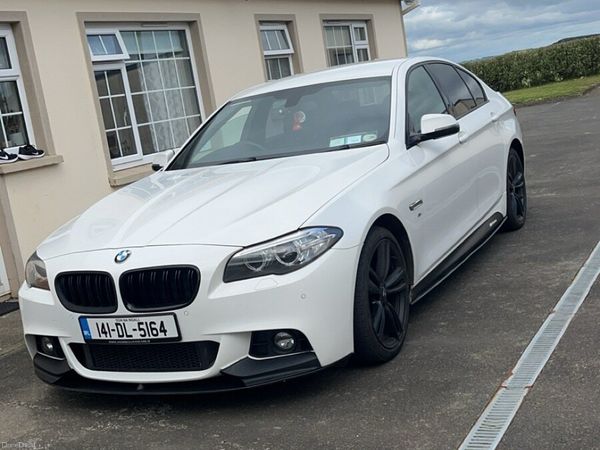 BMW 5-Series Saloon, Diesel, 2014, White