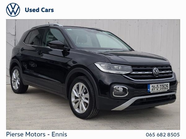 Volkswagen T-Cross Estate, Petrol, 2021, Black