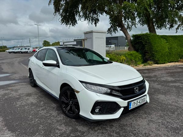 Honda Civic Hatchback, Petrol, 2017, White