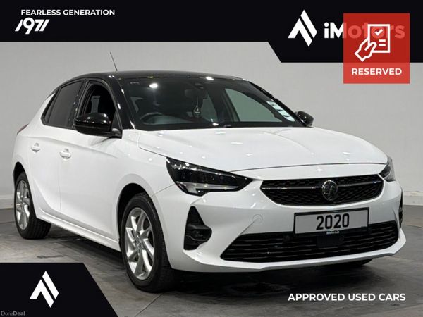 Vauxhall Corsa Hatchback, Petrol, 2020, White