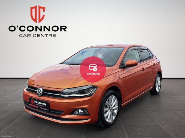 Volkswagen Polo Hatchback, Petrol, 2018, Orange