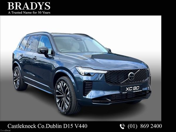Volvo XC90 SUV, Petrol Plug-in Hybrid, 2026, Blue