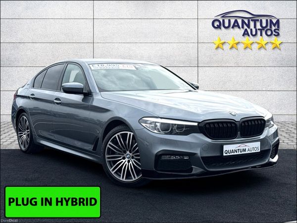 BMW 5-Series Saloon, Petrol Plug-in Hybrid, 2017, Grey