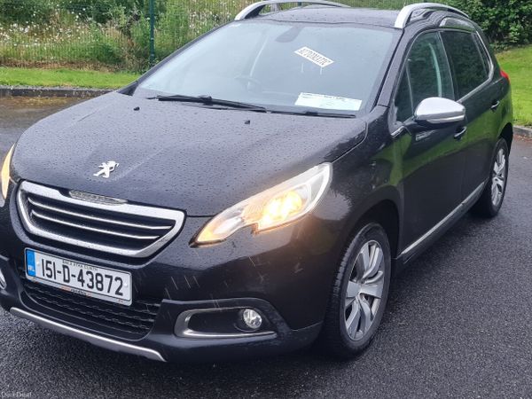 Peugeot 2008 SUV, Petrol, 2015, Black