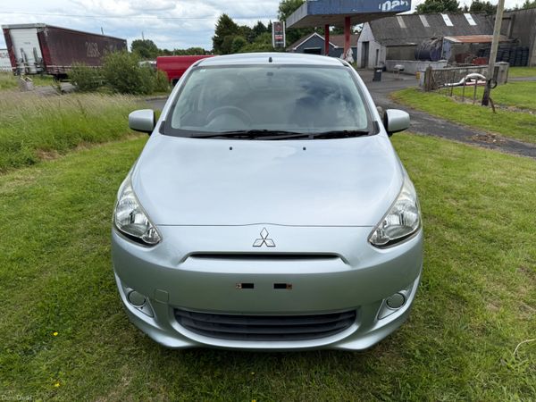 Mitsubishi Mirage Hatchback, Petrol, 2013, Silver