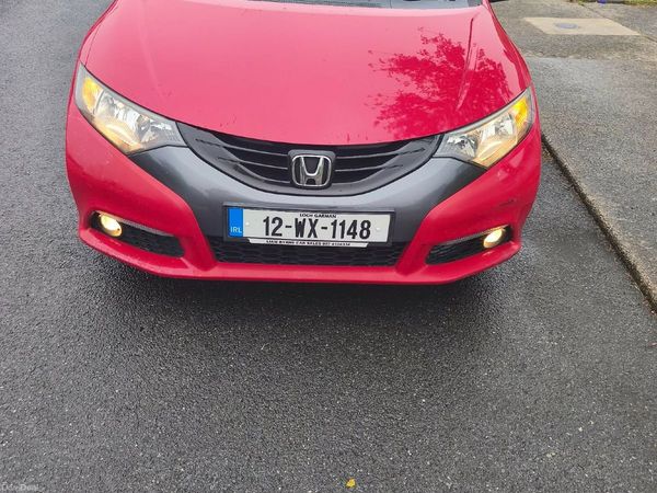 Honda Civic Hatchback, Diesel, 2012, Red