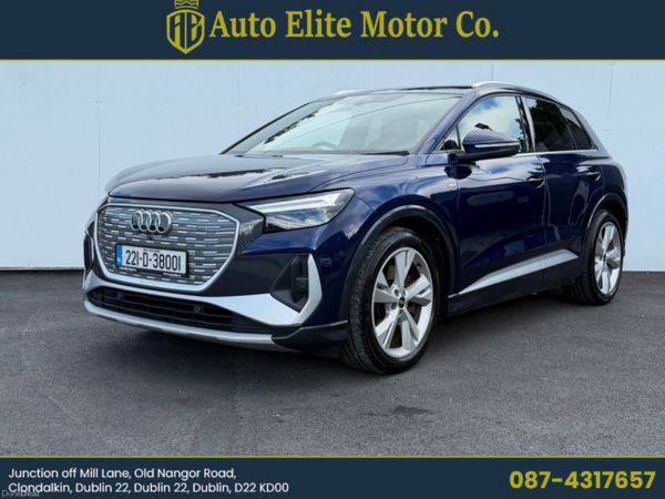 Audi Q4 e-tron SUV, Electric, 2022, Blue