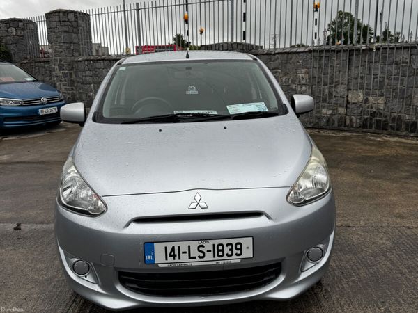 Mitsubishi Mirage Hatchback, Petrol, 2014, Silver