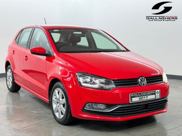 Volkswagen Polo Hatchback, Petrol, 2017, Red