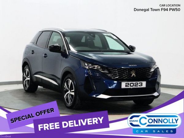 Peugeot 3008 SUV, Petrol Hybrid, 2023, Blue