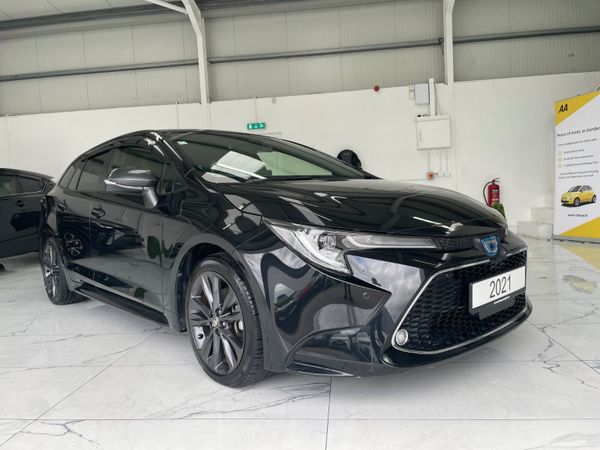Toyota Corolla Estate, Petrol Hybrid, 2021, Black
