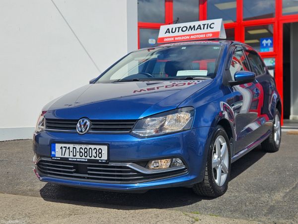 Volkswagen Polo Hatchback, Petrol, 2017, Blue