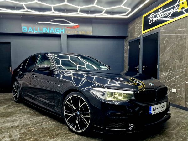 BMW 5-Series Saloon, Diesel, 2019, Black