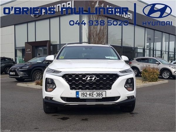 Hyundai Santa Fe SUV, Diesel, 2019, White