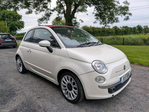 Fiat 500 Convertible, Petrol, 2010, White