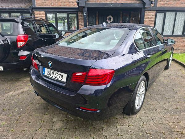 BMW 5-Series Saloon, Diesel, 2015, Blue