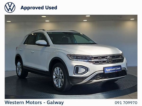 Volkswagen T-Roc SUV, Petrol, 2023, White