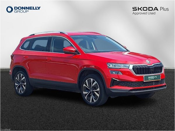 Skoda Karoq Estate, Petrol, 2025, Red