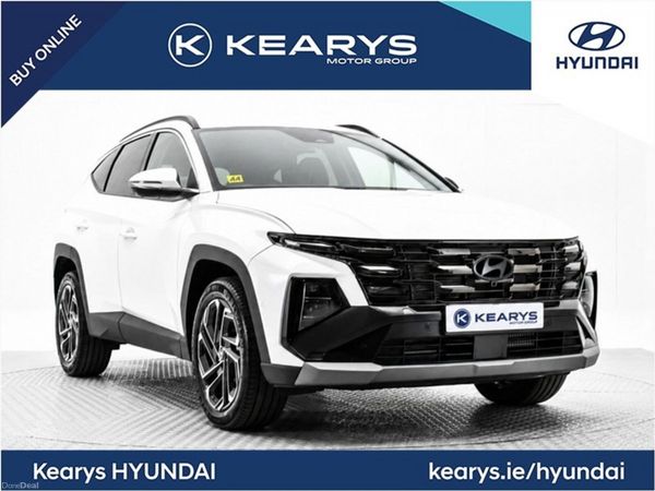 Hyundai Tucson SUV, Petrol Hybrid, 2024, White
