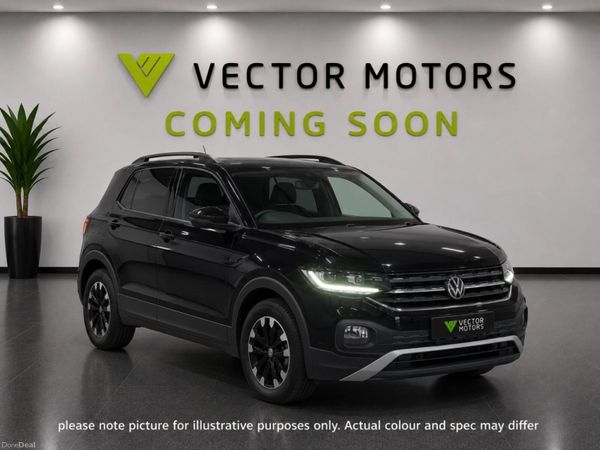 Volkswagen T-Cross SUV, Petrol, 2023, Black